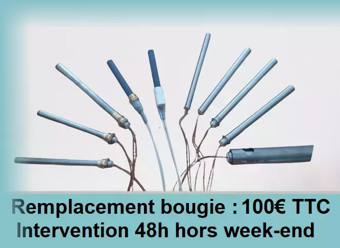 dépannage bougie poêle à granulés à Rennes